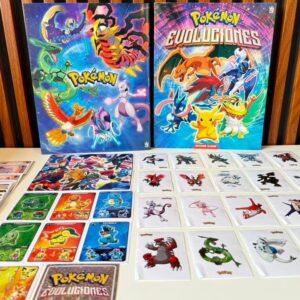 Álbum Pokemon evoluciónes + set completo a pegar
