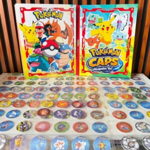 Colección completa de 163 caps + micas + colecciónador