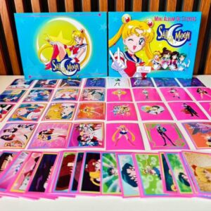 Álbum Sailor Moon mini + set completo a pegar