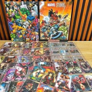 Colección completa de 120 tarjetas Marvel