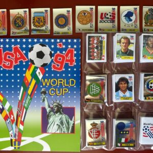 Álbum copa del mundo USA 1994 (ree. Panini) + set completo a pegar