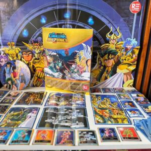 Álbum caballeros del zodíaco torneo + set completo a pegar