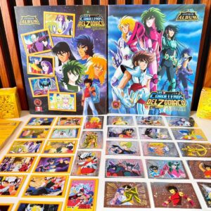 Álbum caballeros del zodíaco películas + set completo a pegar