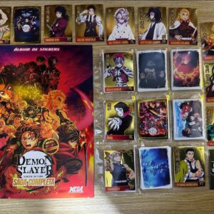 Álbum Demon slayer 1ra a 4ta temporada + set completo a pegar