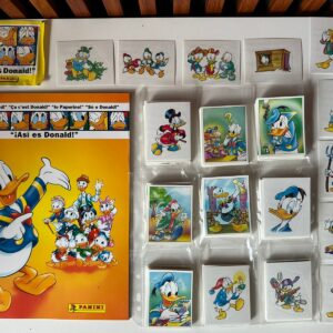 Álbum así es donald del año 1996 panini + set completo a pegar