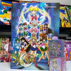 Álbum Sailor Moon enciclopedia + set de estampas a pegar