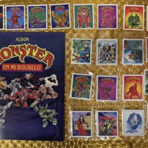 Álbum Monster en mi bolsillo + set de estampas a pegar